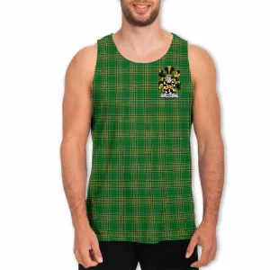 Ball Irish Clan Tartan Men's Tank Top with Coat of Arms