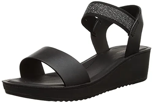 Bata Women's PIX-AW17 Black Sandals -7 UK (6616806)