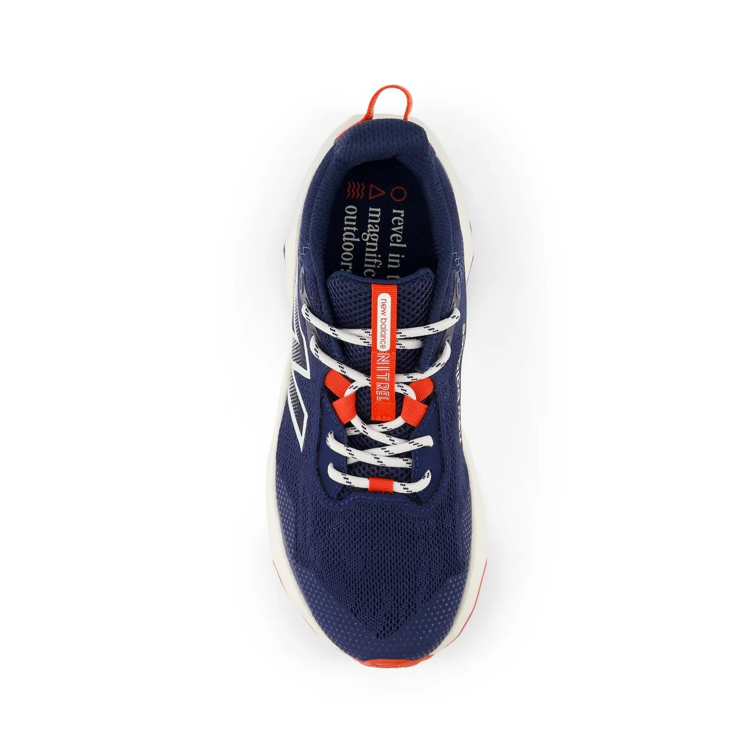 Big Kid's New Balance DynaSoft Nitrel v6 Color: NB Navy/Neo Flame