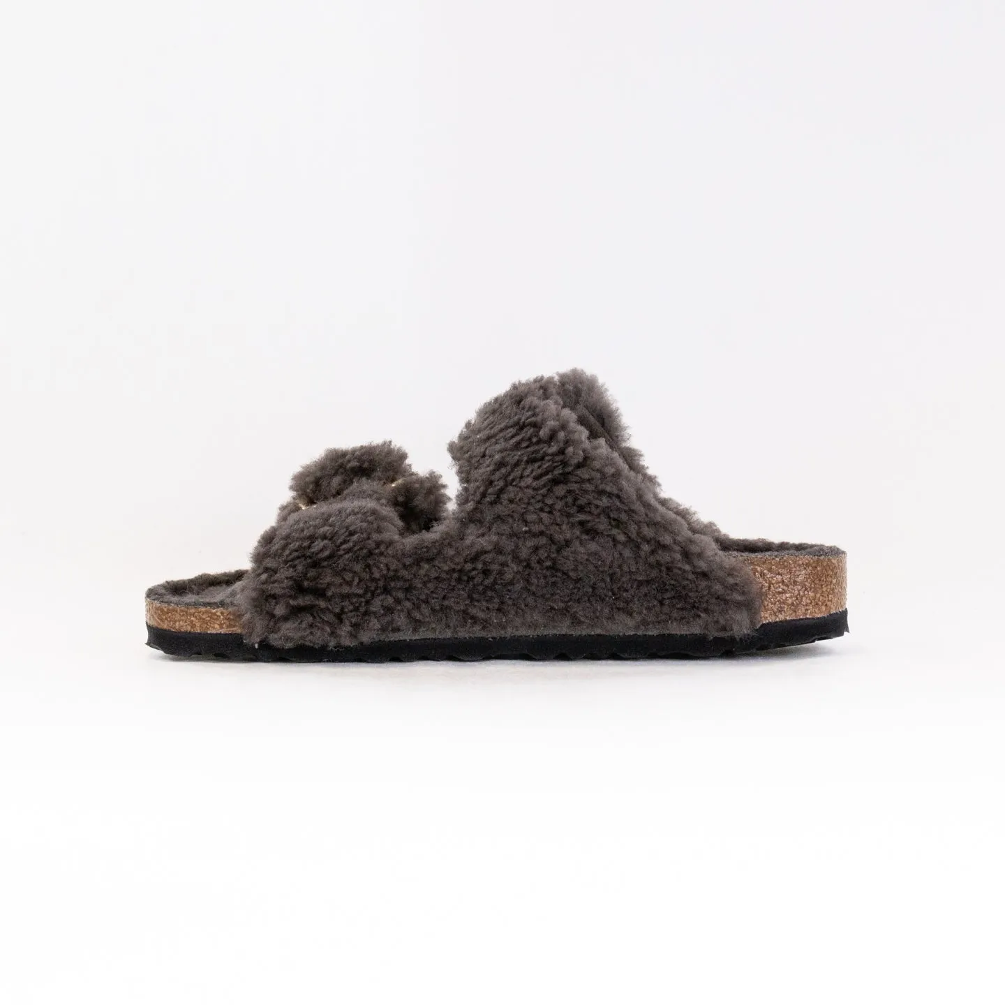 Birkenstock Arizona Big Buckle Shearling (Women's) - Concrete Gray