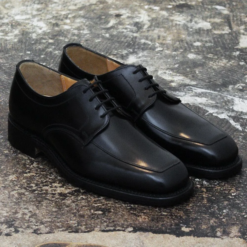 Black 'Sterling' High Shine Shoes