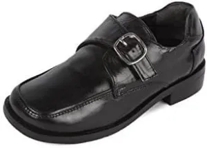 Boys Black School Uniform Pull-On Shoes Toddler Size 10 Pair of Shoes