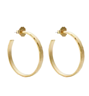 Brinker   Eliza Hammered Hoops Set