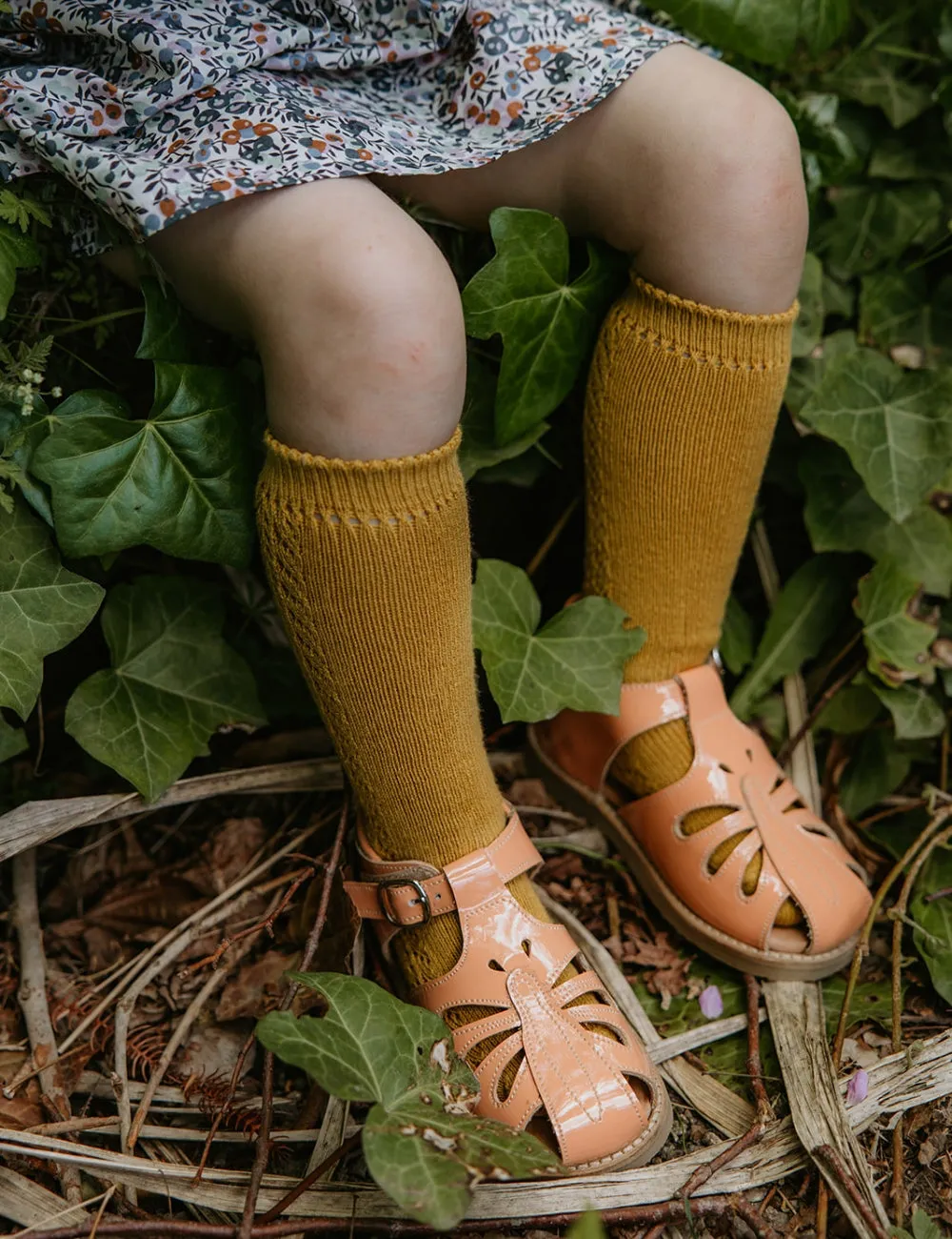 Butterfly Sandal - Apricot