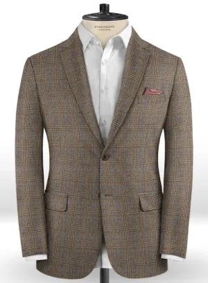 Caccioppoli Dapper Dandy Dicanno Brown Wool Jacket