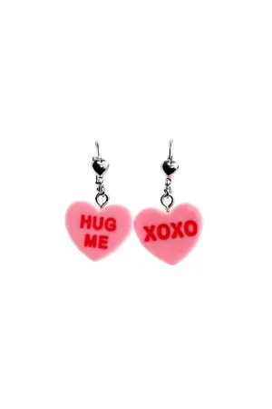 Candy Heart Charm Earrings