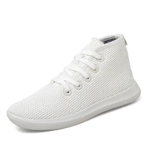 Casual Fly  Woven Breathable Middle Cut A Shoes Women