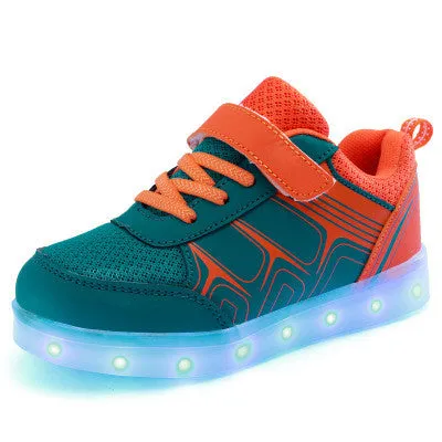 Children Shoes Light Led luminous Shoes Boys Girls USB Charging Sport Shoes Casual Led Shoes Kids Glowing Sneakers zapatillas