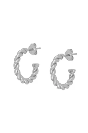 CHLOE HOOPS - SILVER