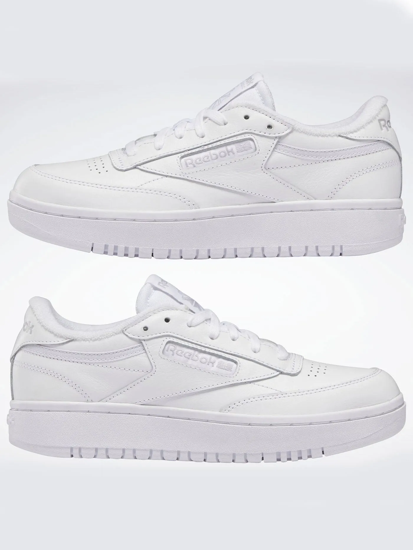 Club C Double White/White/Cold Grey 2 Shoes