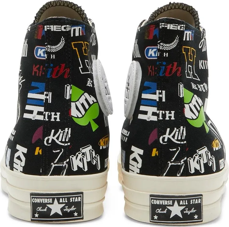 Converse Kith x Chuck 70 High 10th Anniversary Sneakers - Black