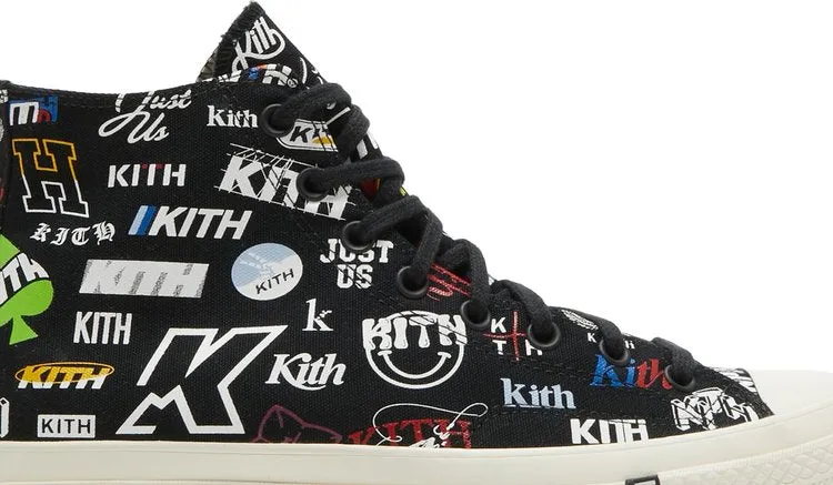 Converse Kith x Chuck 70 High 10th Anniversary Sneakers - Black