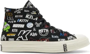 Converse Kith x Chuck 70 High 10th Anniversary Sneakers - Black