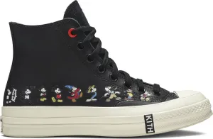 Converse KITH x Disney x Chuck 70 Mickey Mouse Timeline Sneakers, Black