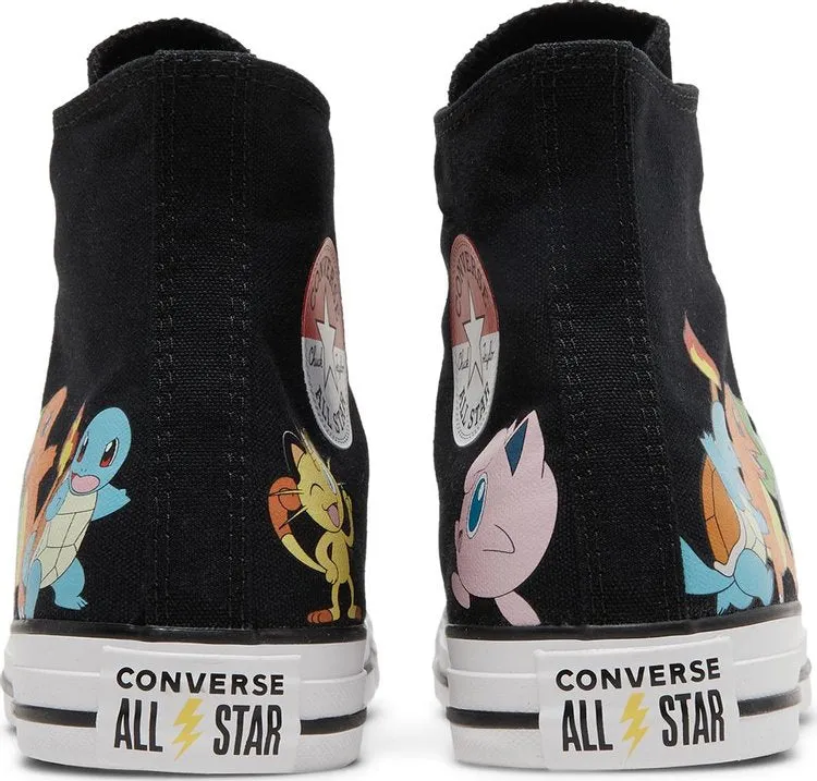 Converse Pokemon x Chuck Taylor All Star High First Partners Sneakers, Black