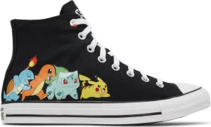 Converse Pokemon x Chuck Taylor All Star High First Partners Sneakers, Black