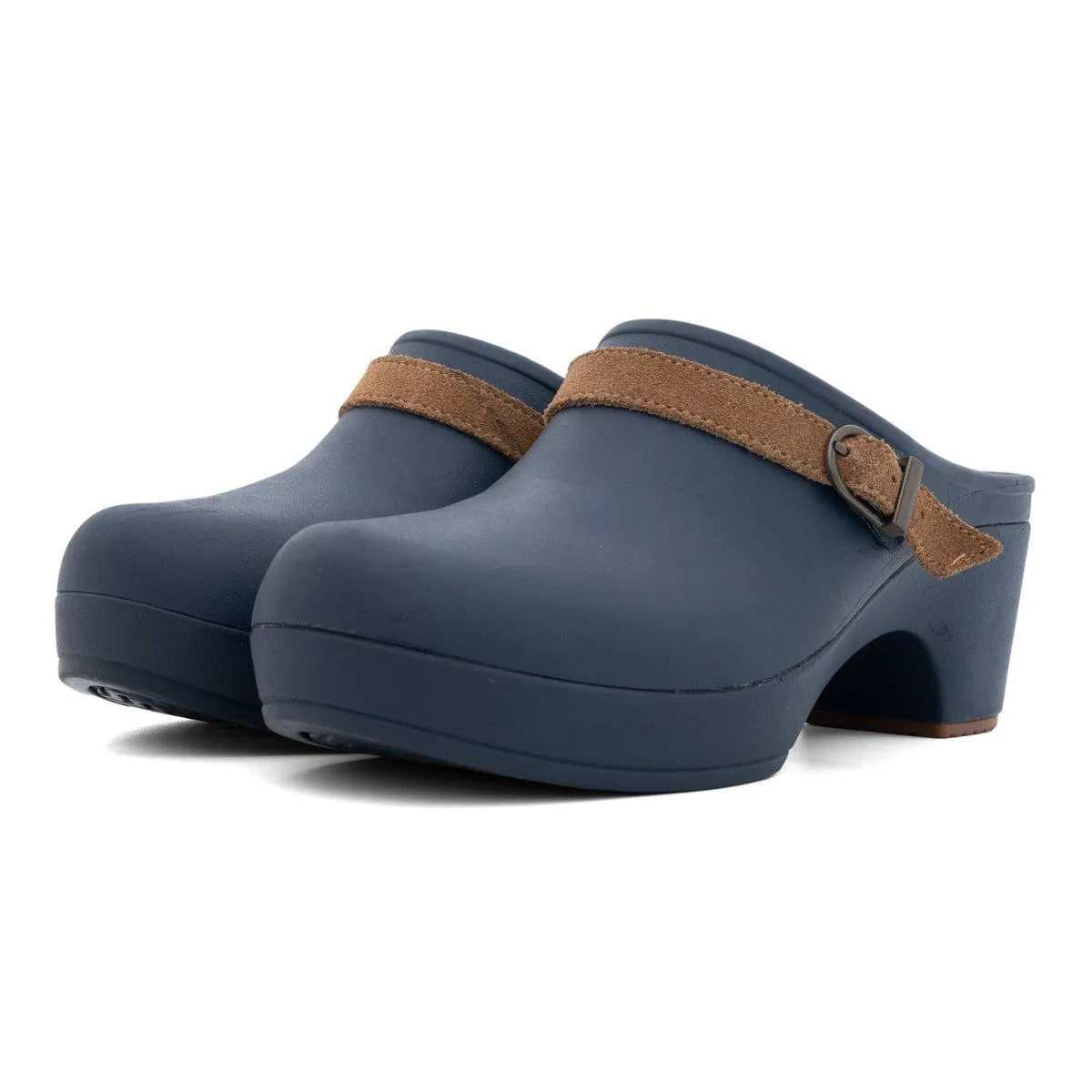 Crocs Sarah Dual Comfort Sandals Clogs Rubber Blue Colour For Women