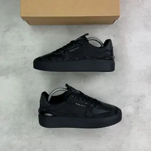 Cruyff Endorsed Tennis Black Camo Trainer