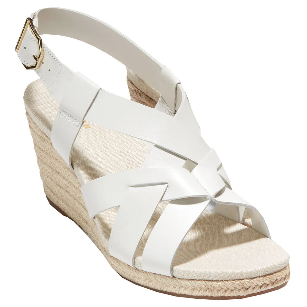 Crystal Espadrille Wedge Sandals