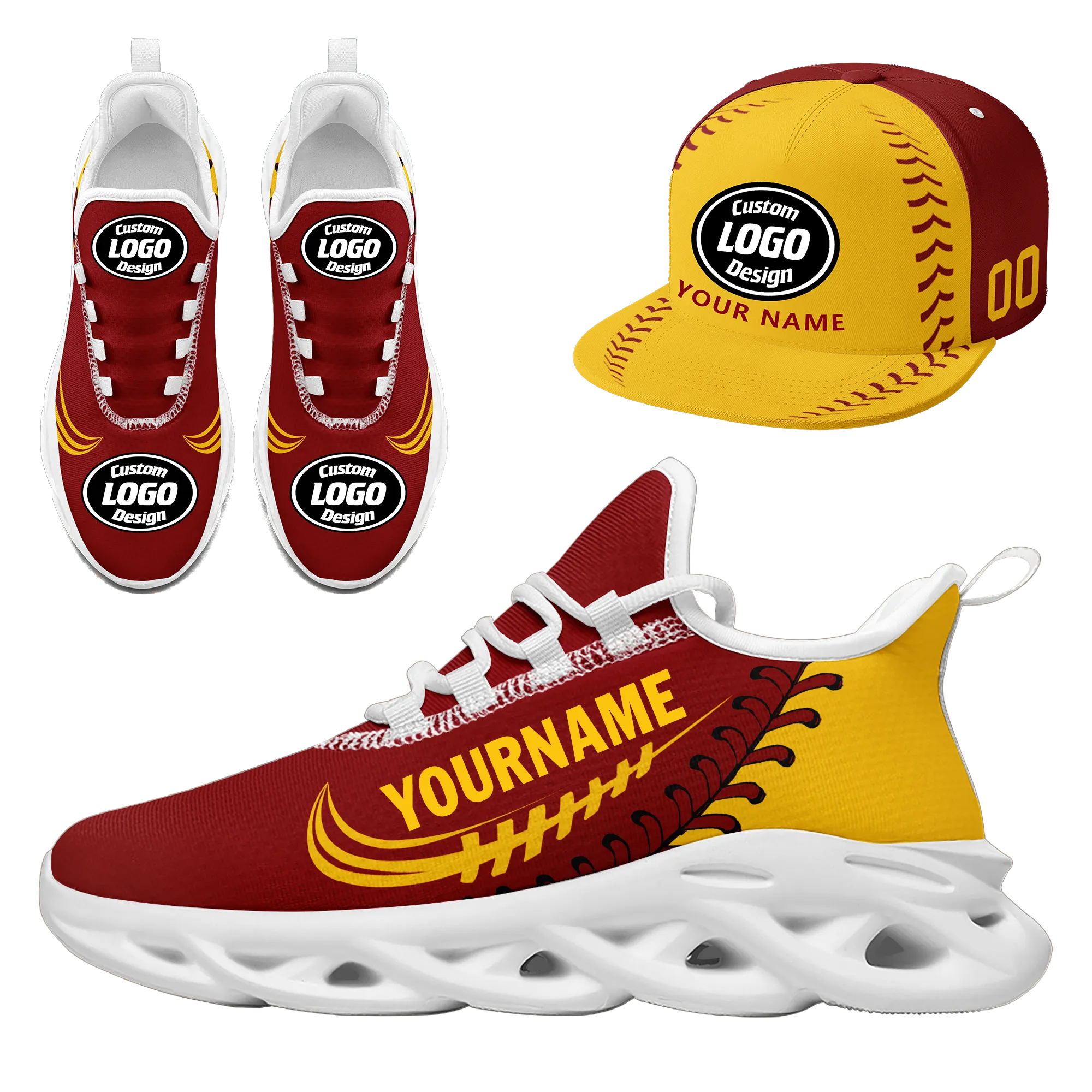 Custom MaxSoul Shoes and Hat Combo Personalized JH-bd0b00ea-aa