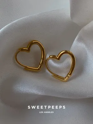 Cutest Heart Hoops