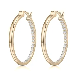 CZ Hoop Earrings