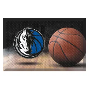 Dallas Mavericks Rubber Scraper Door Mat