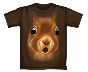 Dawhud Direct Squirrel Face Adult Tee Shirt (Adult Small