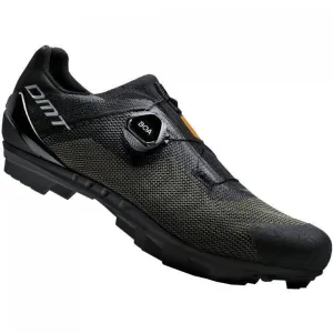 DMT KM4 MTB Cycling Shoes (Black/Green)