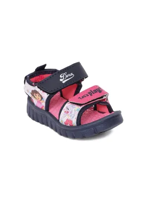 Dora by toothless Kids Girls Navy Sports Sandals