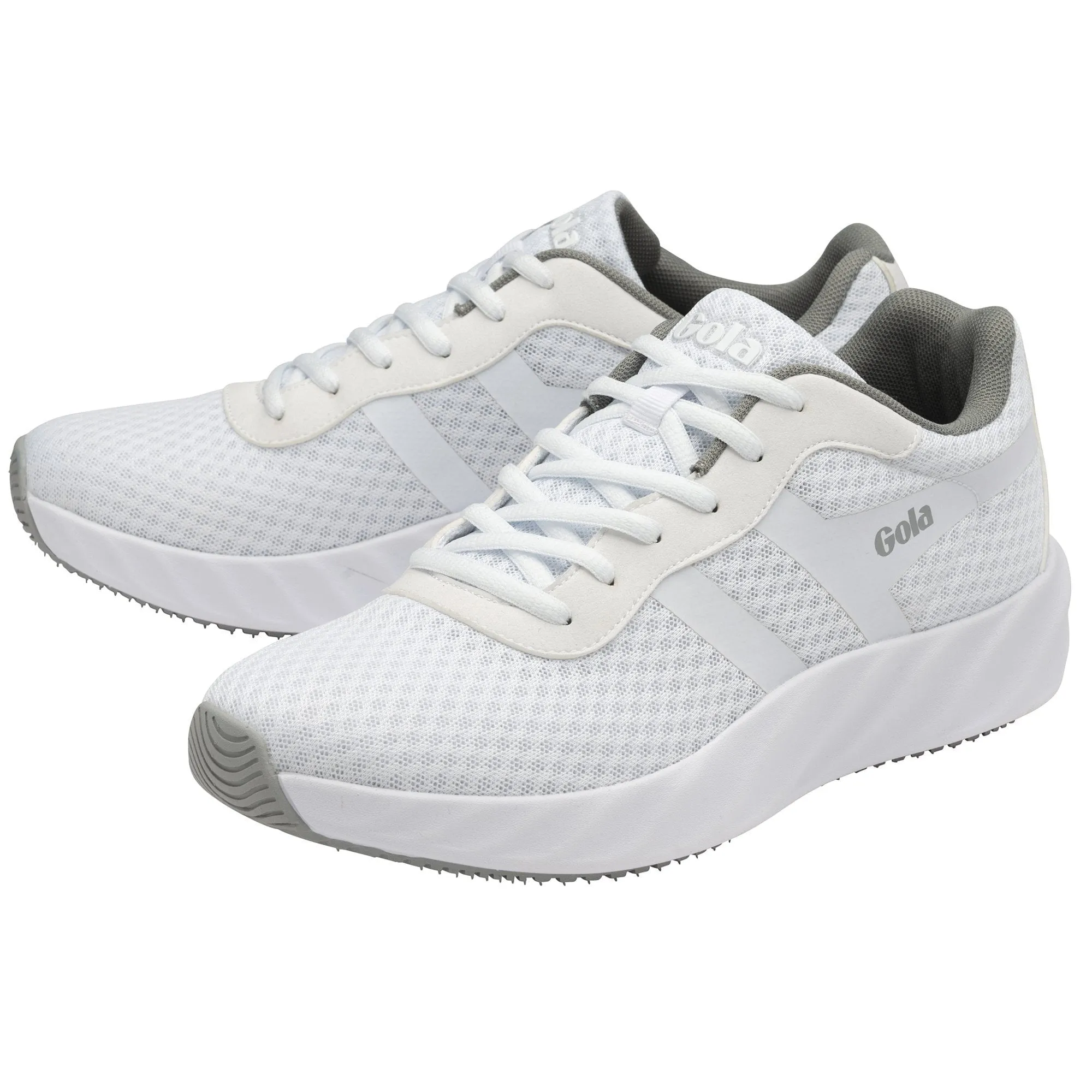 Draken Running Sneakers (White/Grey)