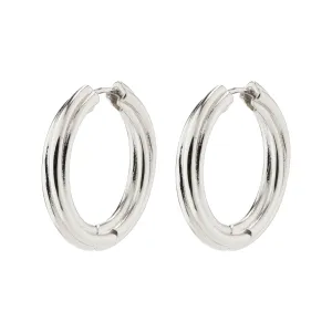 EDEA recycled hoops silver-plated