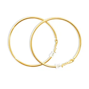 Elliot Hoops (XL) - Gold Filled