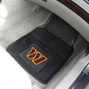 Fanmats Washington Commanders Heavy Duty Car Mat Set - 2 Pieces