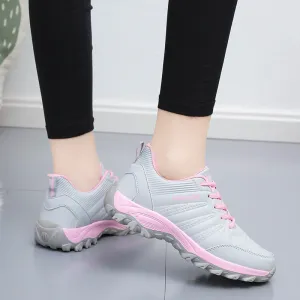 Flat Sneakers Women's Shoes Autumn and Winter Leather