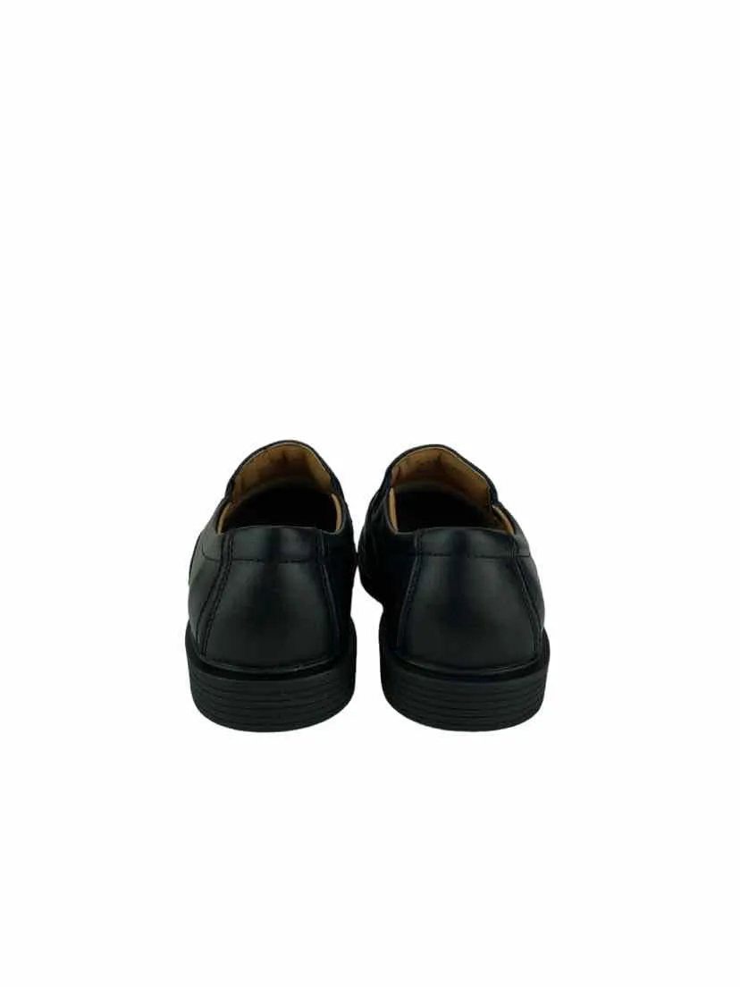 Florsheim Boys' Comfortech Loafer Black Size 4 (Approximately 8-10 yrs)