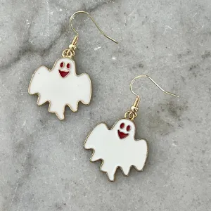 Ghosting You Earrings - Gold