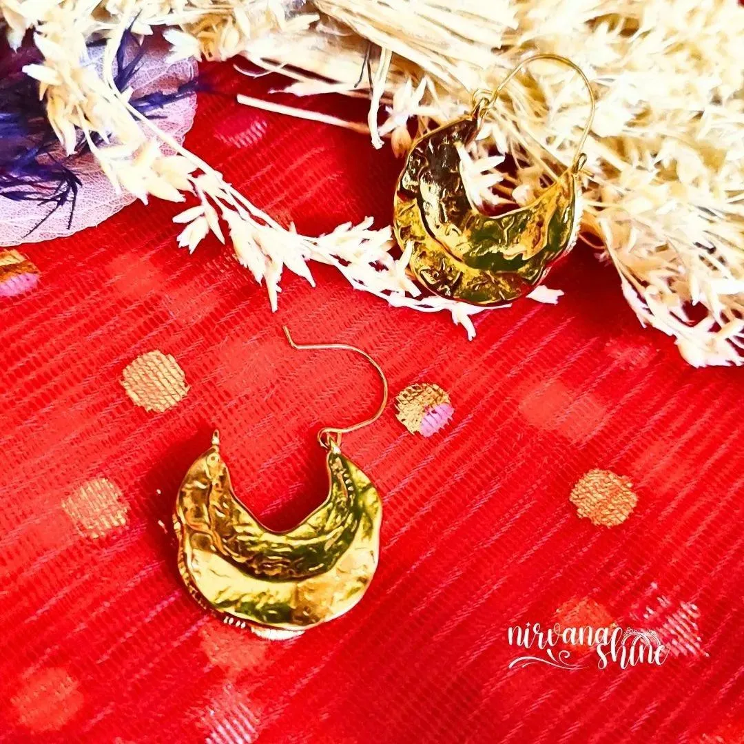 Golden Goddess Hoops