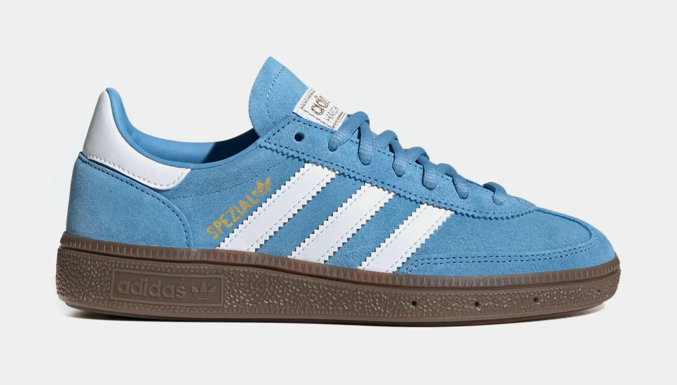 Handball Spezial Grade School Lifestyle Shoes (Light Blue/White/Gum)