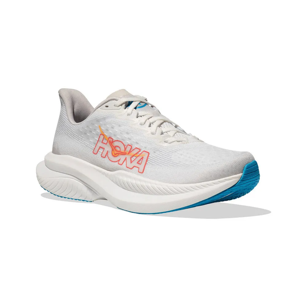 HOKA MACH 6 WHITE/NIMBUS CLOUD - WOMENS