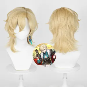 Honkai: Star Rail Daily Aventurine Shajin Cosplay Wig B Edition