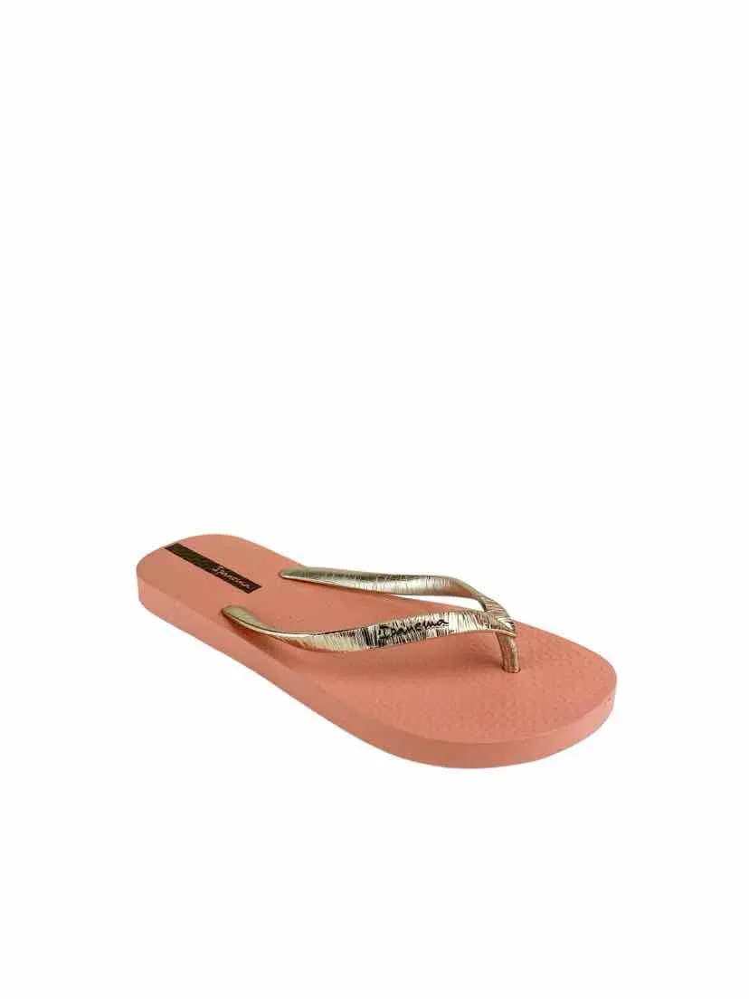 Ipanema Women's Glam Shimmer Gold Sandals Pink Size 9 (38 Bra)