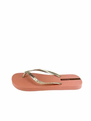 Ipanema Women's Glam Shimmer Gold Sandals Pink Size 9 (38 Bra)