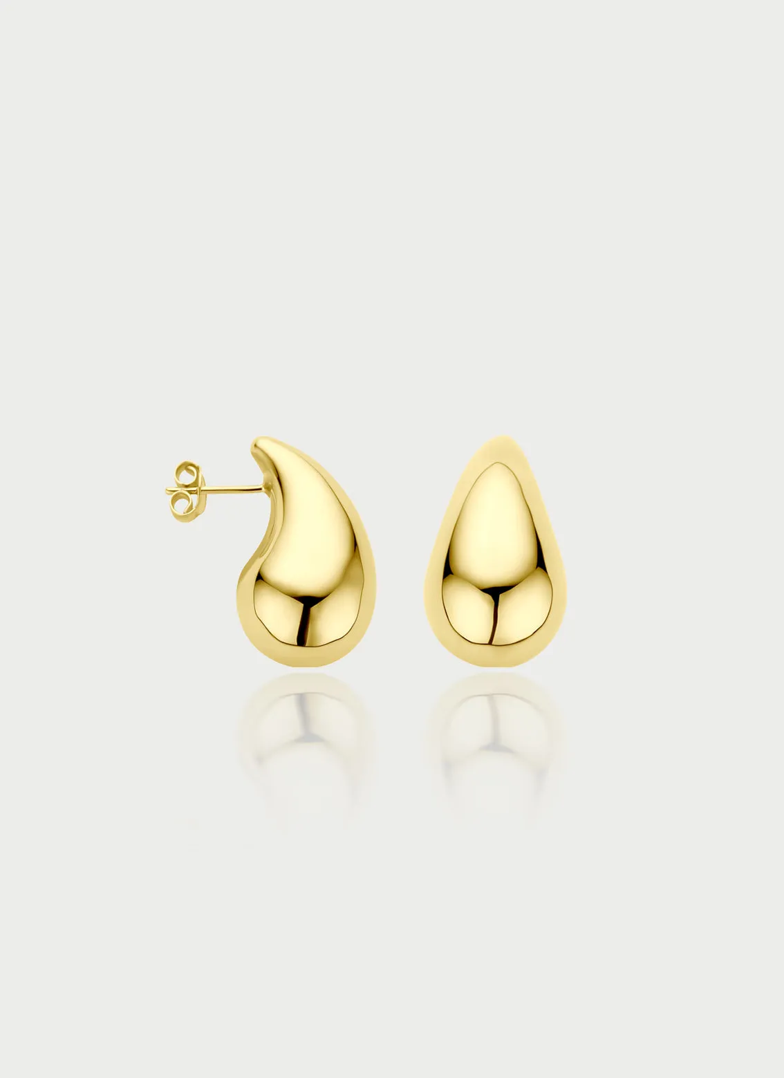 Ivy chunky earrings 14k gold