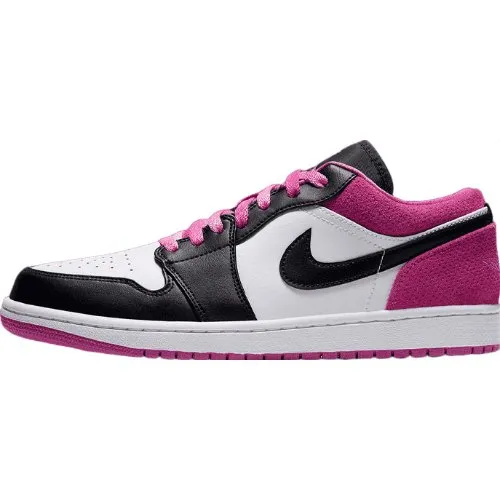 JORDAN 1 LOW x BLACK ACTIVE FUCHSIA