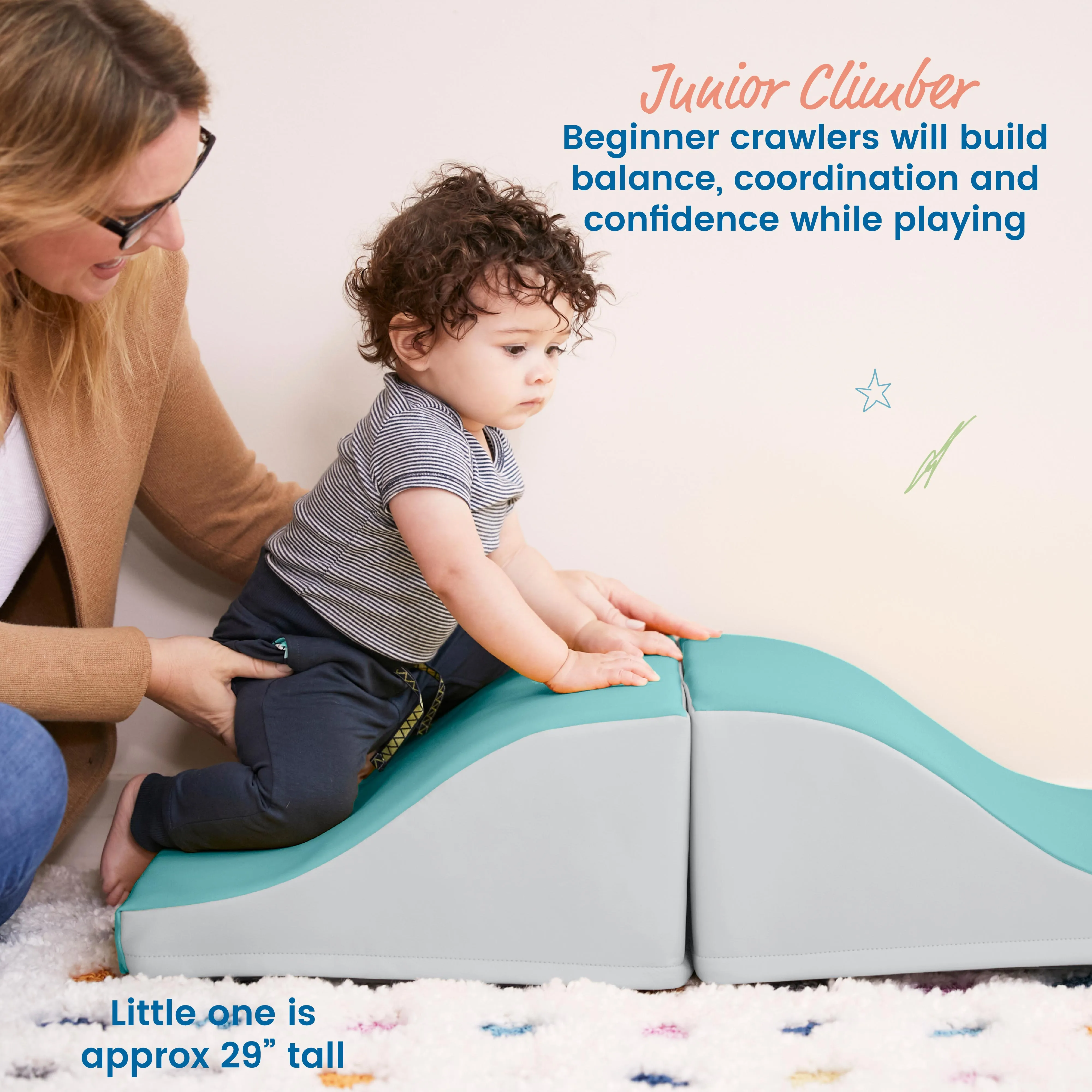 Junior Glide Coast Up n' Over, Beginner Playset, 5-Piece