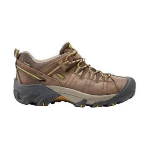 KEEN Men's Targhee II Waterproof - Cascade Brown/Golden Yellow