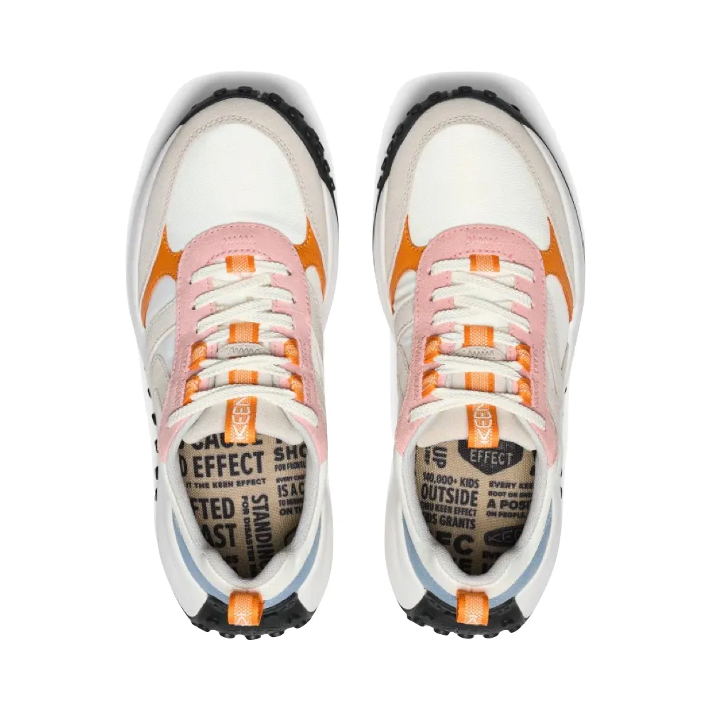 KEEN Women's KS86 Sneaker in Zephyr/Orange Pepper