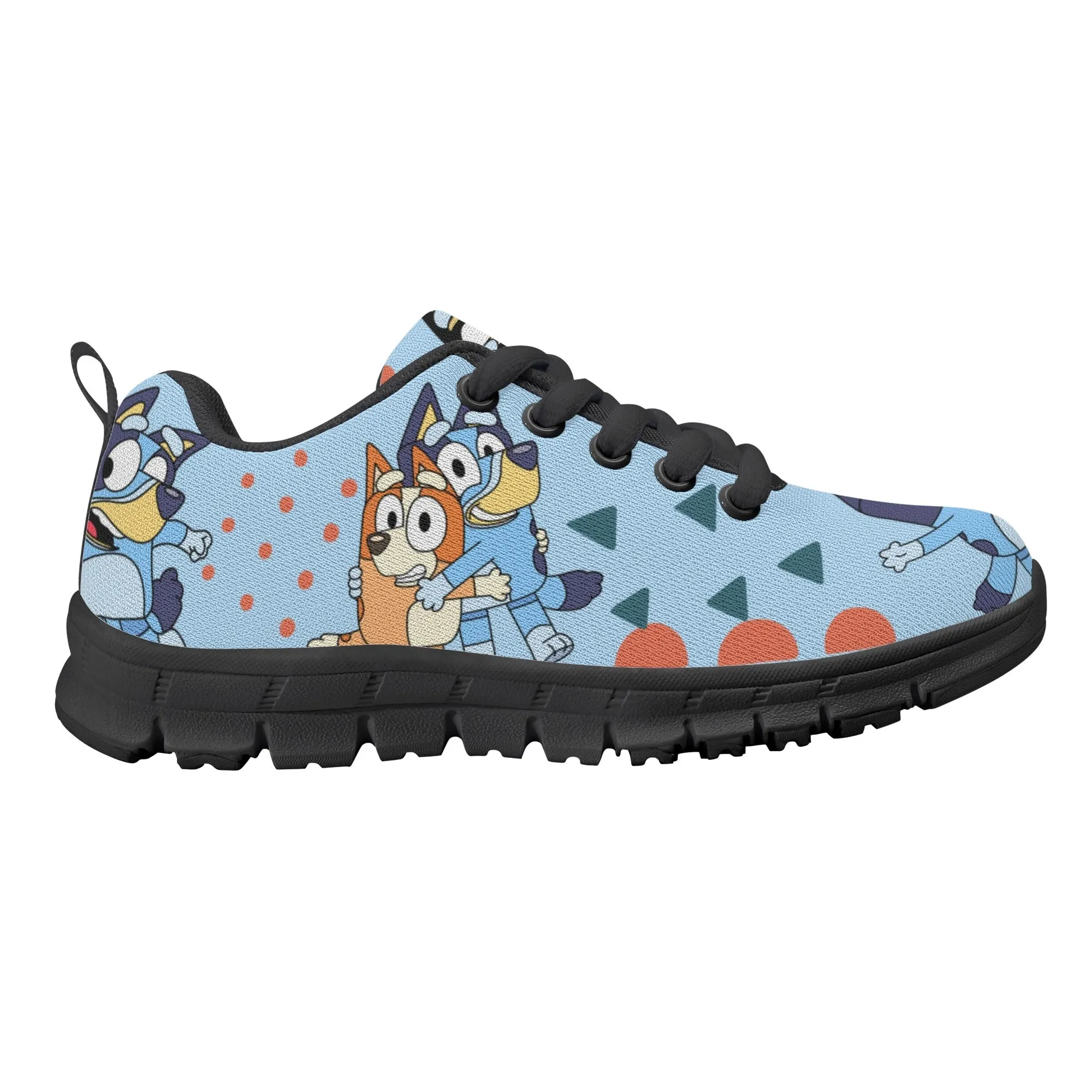 Kids Running Shoes. Back to School Kids Sneakers. Unisex Childrens Running Trainers-Cute Blue Heelers