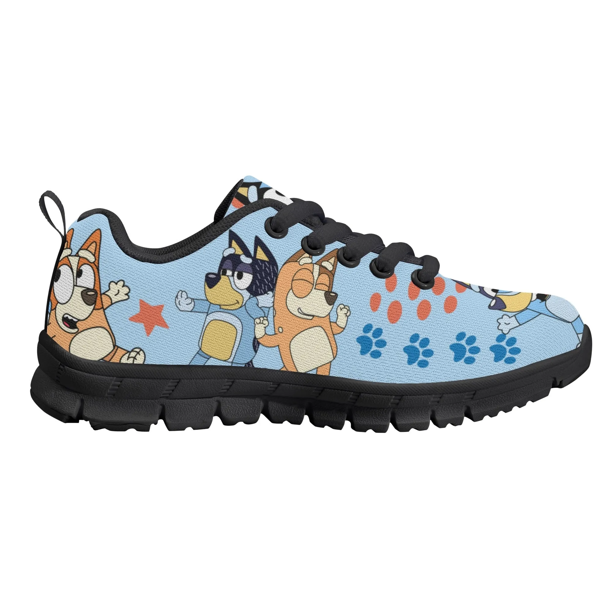 Kids Running Shoes. Back to School Kids Sneakers. Unisex Childrens Running Trainers-Cute Blue Heelers